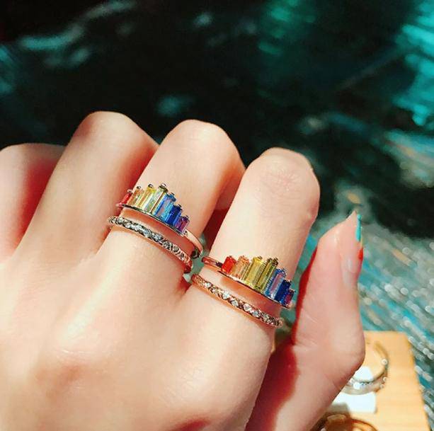 Rainbow Aesthetic Ring - All Things Rainbow