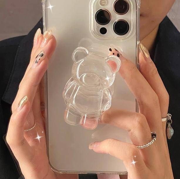 Transparent Bear IPhone Case - All Things Rainbow