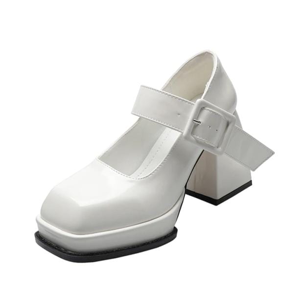 90s Chunky Platform Heels | Aesthetic Shoes