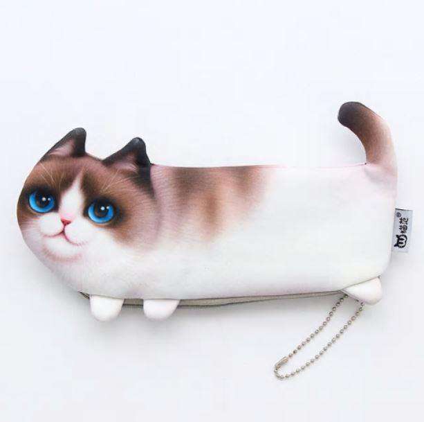 Novelty Cat Pencil Case | Aesthetic Pencil Case