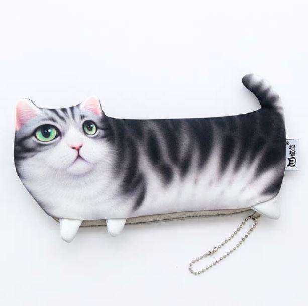 Novelty Cat Pencil Case - All Things Rainbow