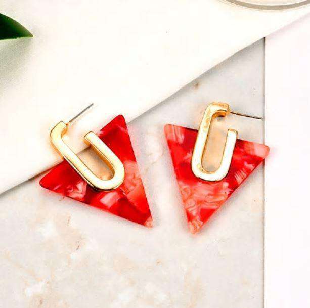 Triangle Earrings - All Things Rainbow