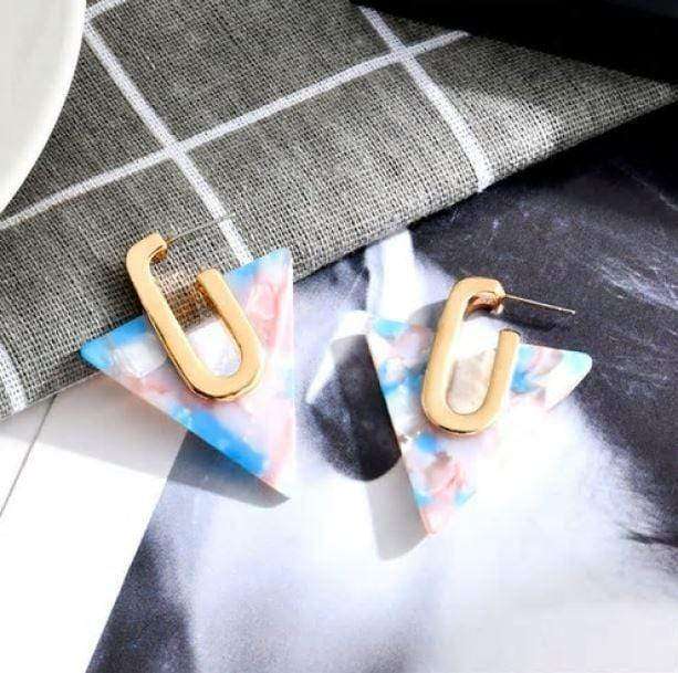 Triangle Earrings – Aesthetic Geometric Statement Jewelry