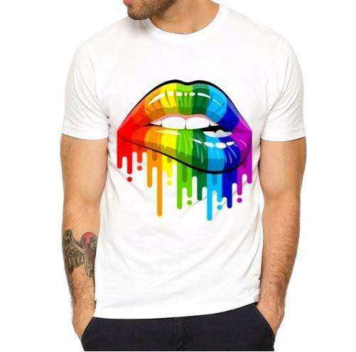 Rainbow Lips T Shirt - All Things Rainbow