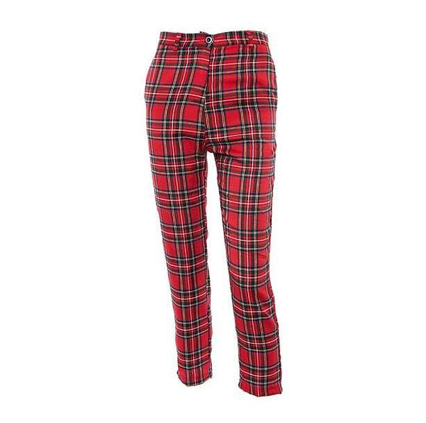 Red Checkered Pants - All Things Rainbow