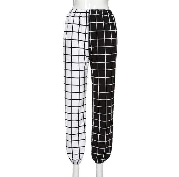 Black And White Pants | Aesthetic Clothes Shop