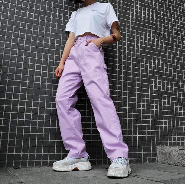 Aesthetic Lavender Pants | Aesthetic Clothes & Accessories