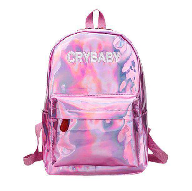 Holographic Crybaby Backpack - All Things Rainbow