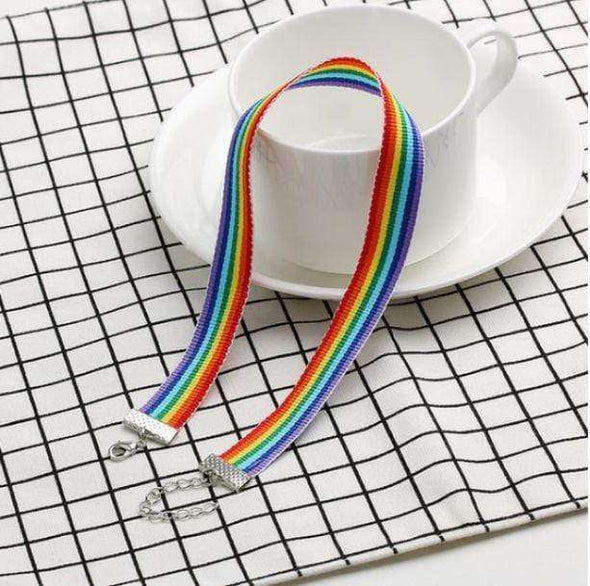 Rainbow Choker Necklace - All Things Rainbow