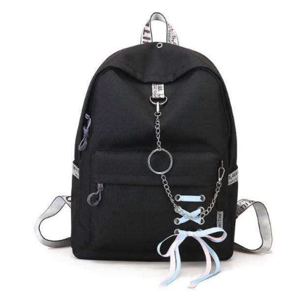 Backpack With Chain | Aesthetic Backpacks