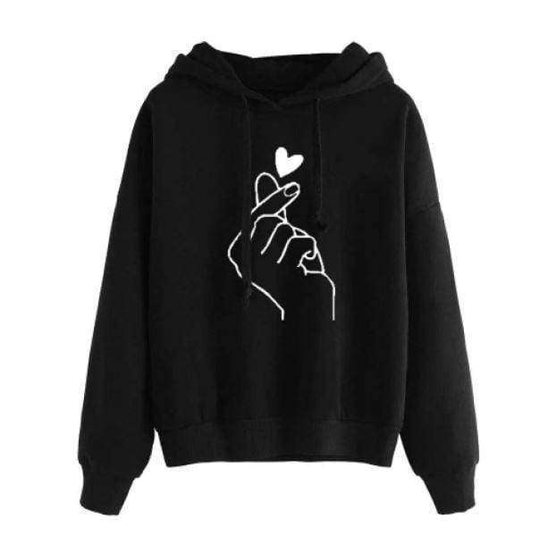 Love In Your Hand Hoodie - All Things Rainbow