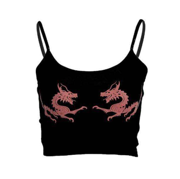 Chinese Dragon Top | Aesthetic, Vintage T shirts and Tops