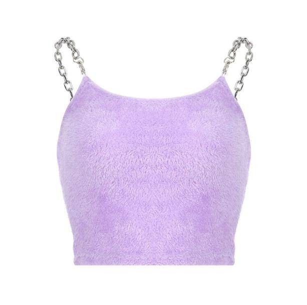 Soft Lavender Crop Top - All Things Rainbow