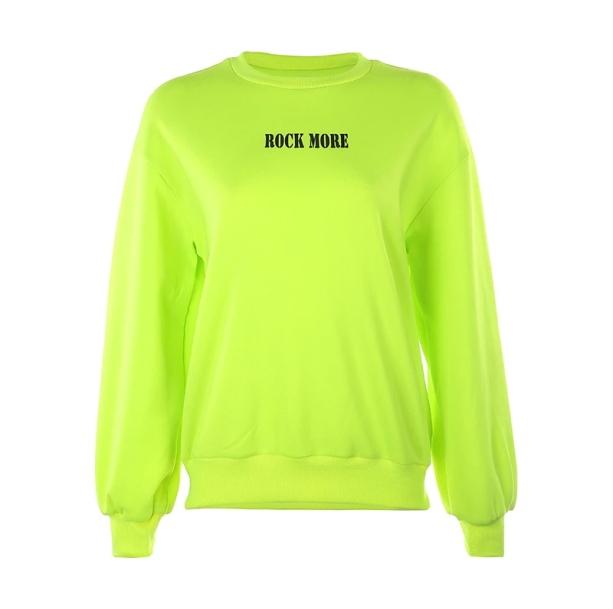 Neon Sweatshirt Green | Aesthetic Apparel