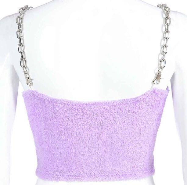 Soft Lavender Crop Top - All Things Rainbow