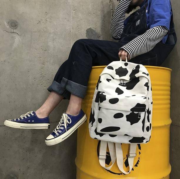 Cow's Milk Backpack | Aesthetic Schoolbags