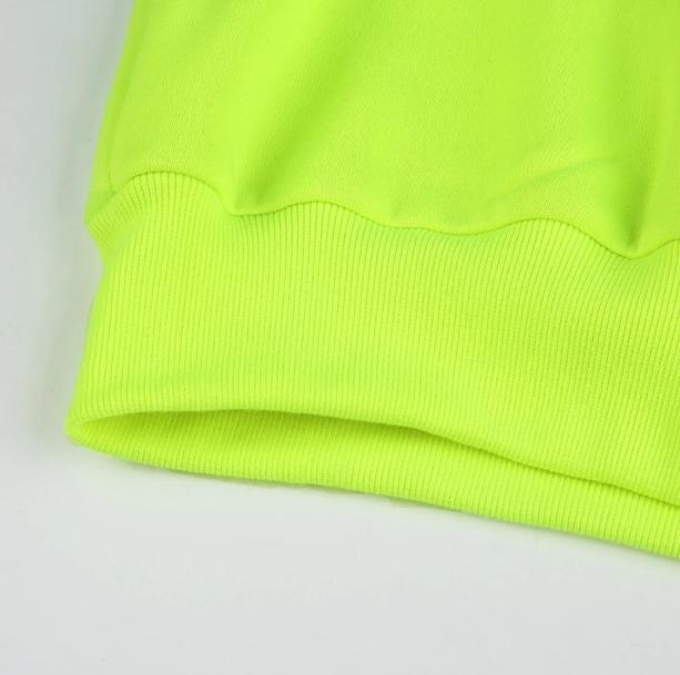 Neon Sweatshirt Green | Aesthetic Apparel